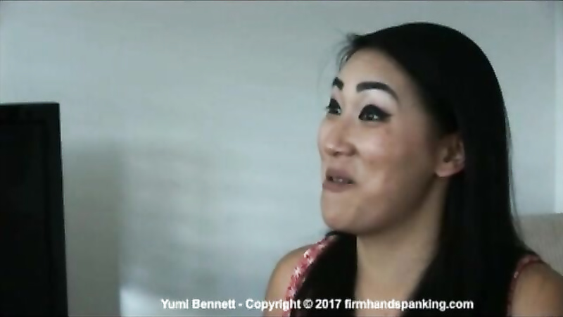 Yumi spanked in her Private School
